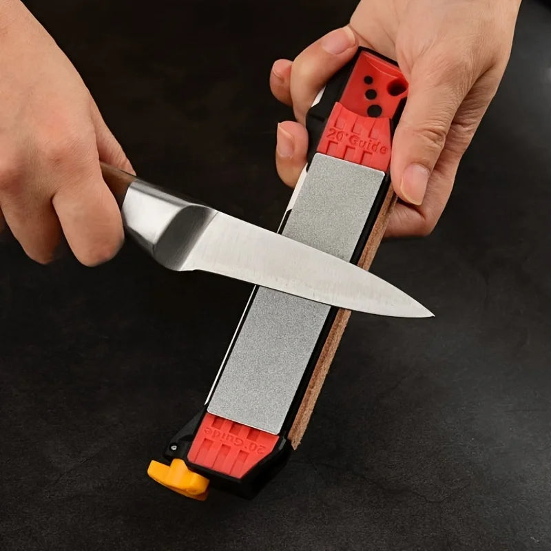 affuteur couteau portatif rouge couteau