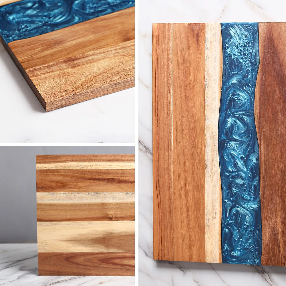planche decouper acacia epoxy epaiseur