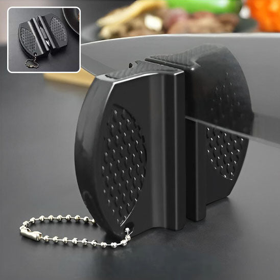 affuteur de couteau mini noir porte-cle
