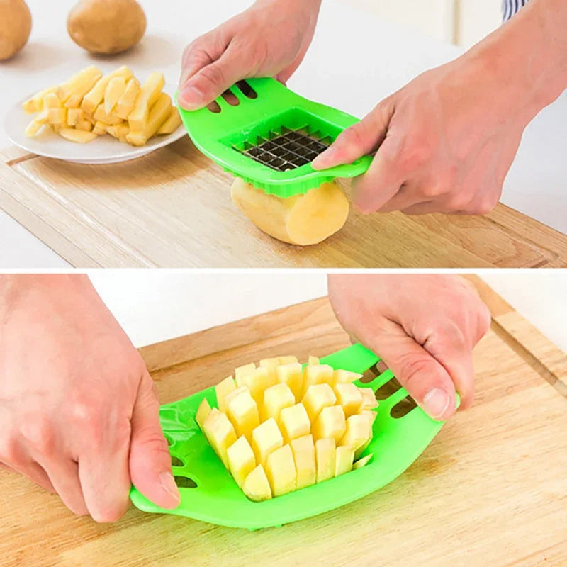 coupe frite manuel en action