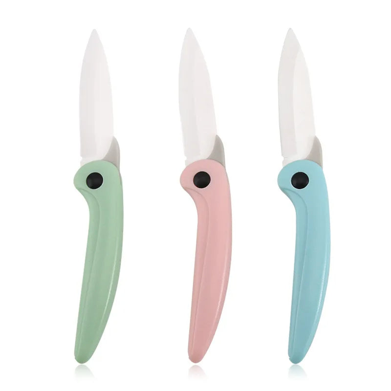 couteau en céramique trois couleurs