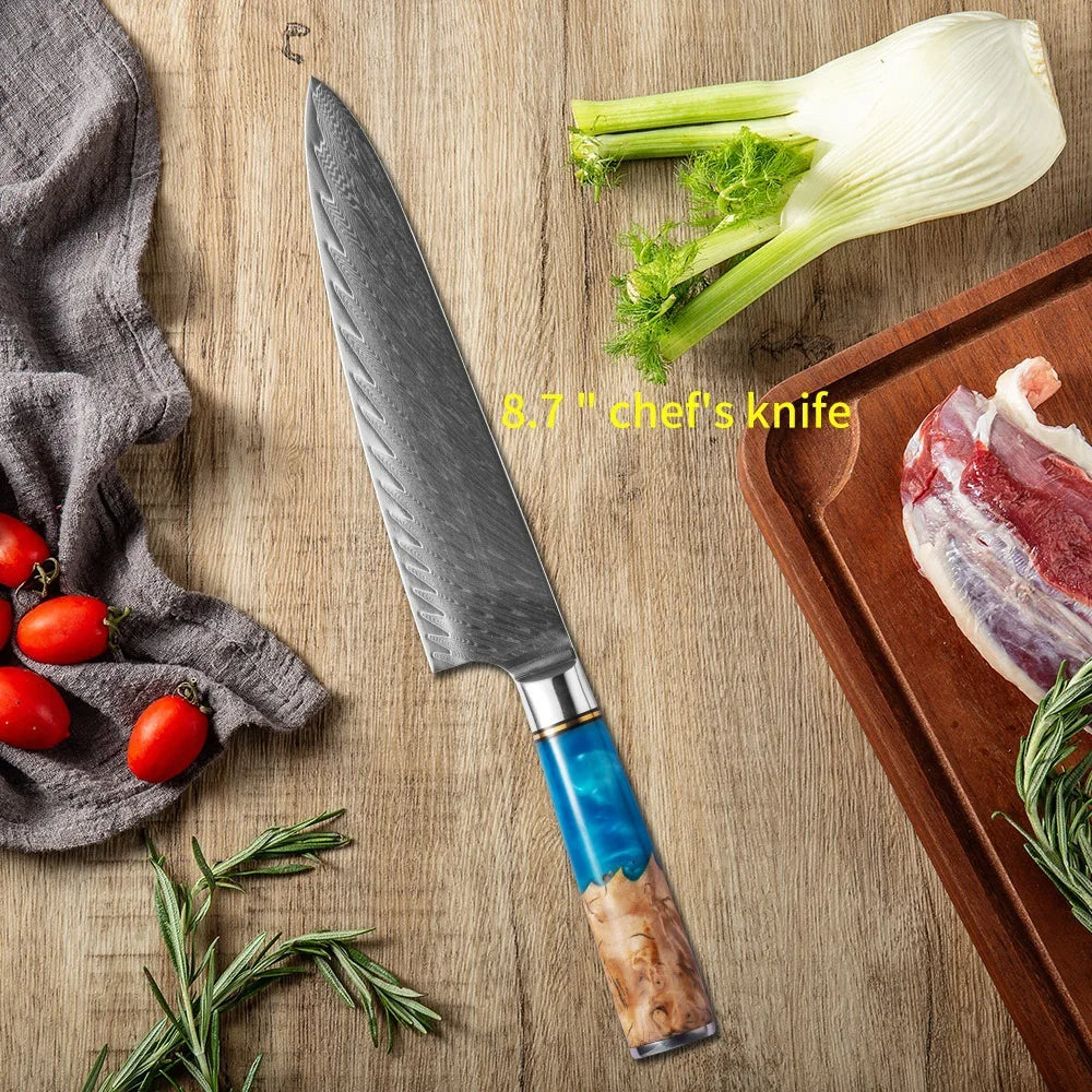 couteau de cuisine de chef de 22cm