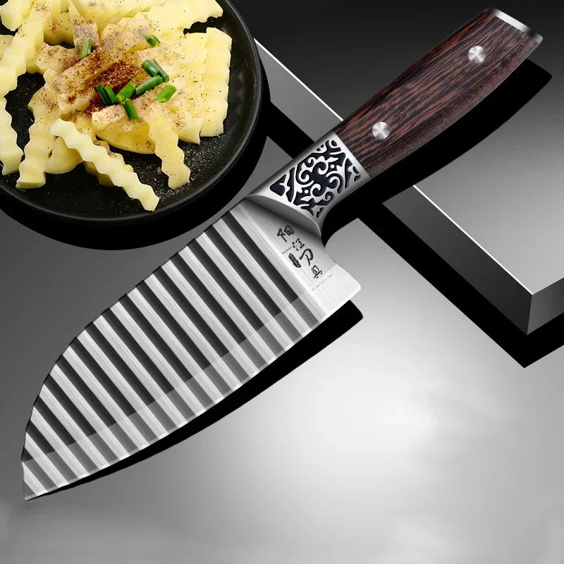 couteau ondulé élégant