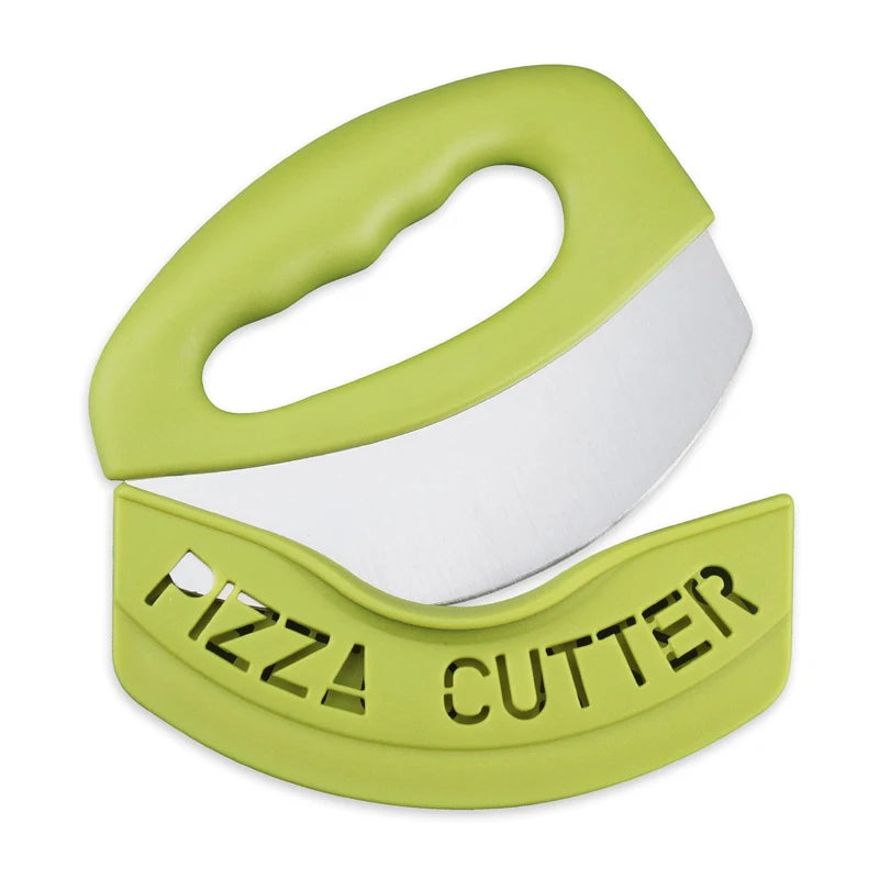 couteau à pizza vert