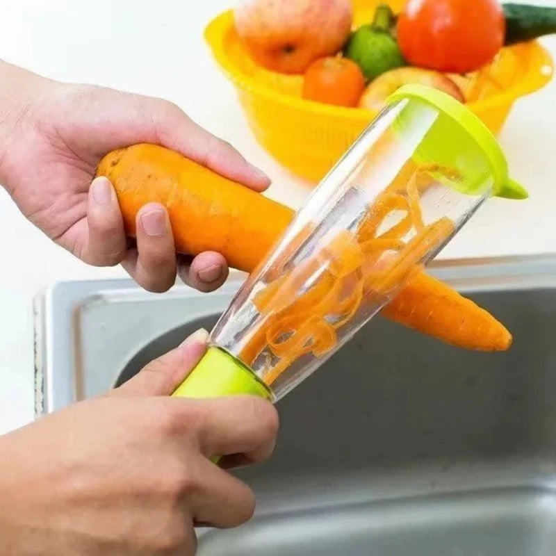 épluche légumes avec storage carotte