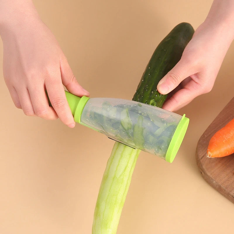 épluche légume avec storage concombre
