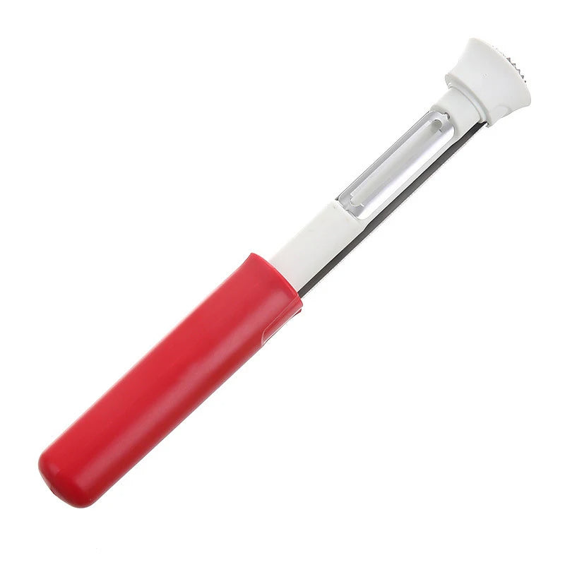 éplucheur de fruit rouge