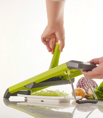 mandoline ajustable avec pied antidérapant