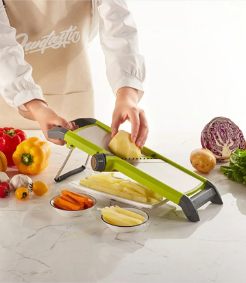 mandoline ajustable pour faire des frites