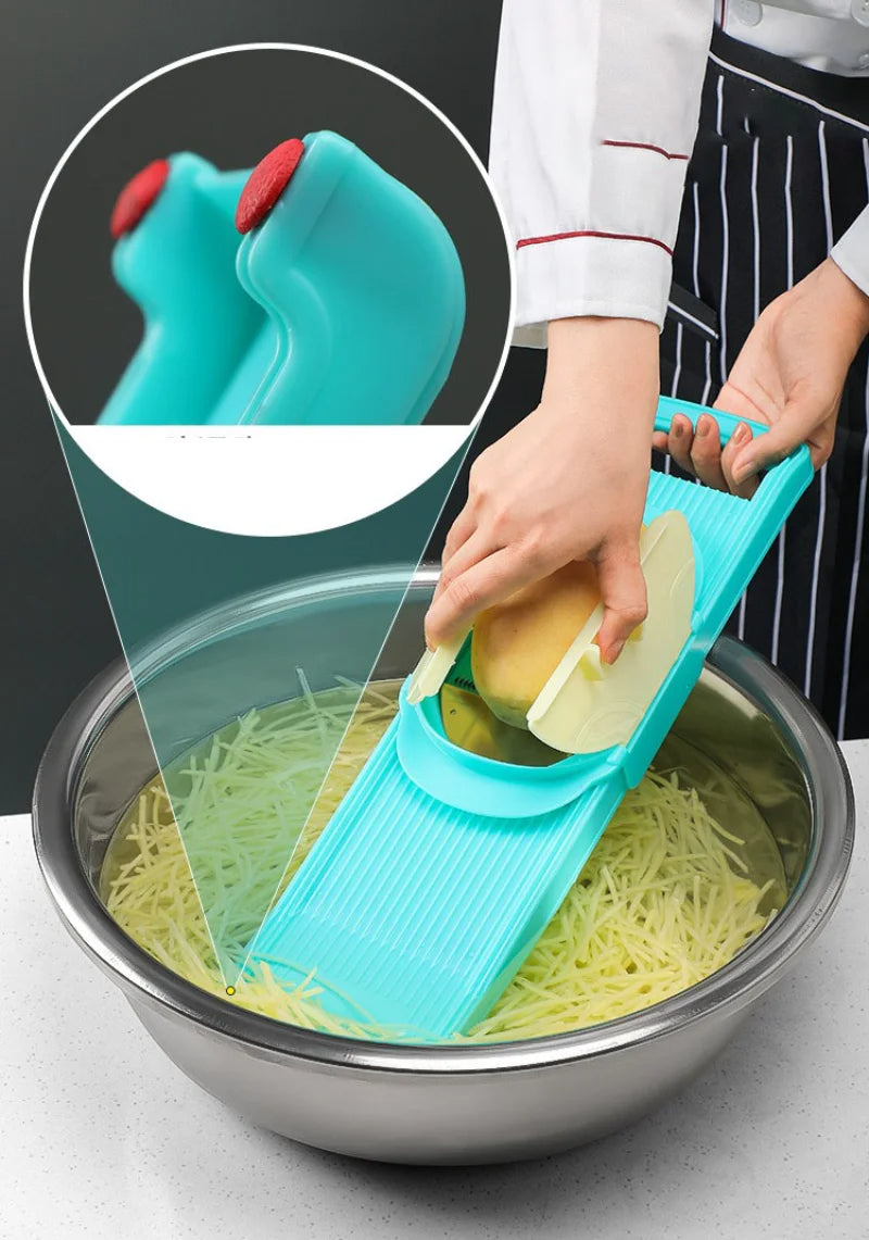 mandoline pour julienne pied antidérapant