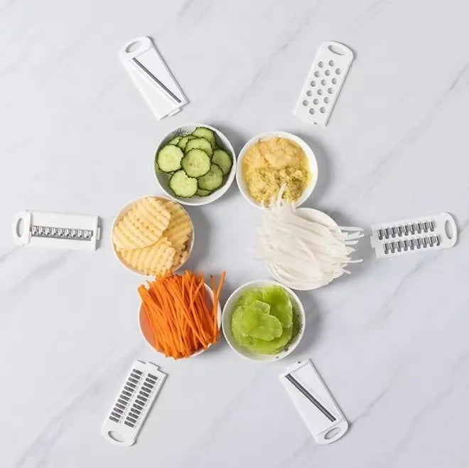 Mandoline Manuel - CutShredGrater™ - Bleu