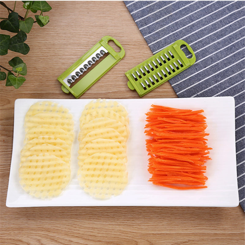 mandoline présentation de différentes coupes