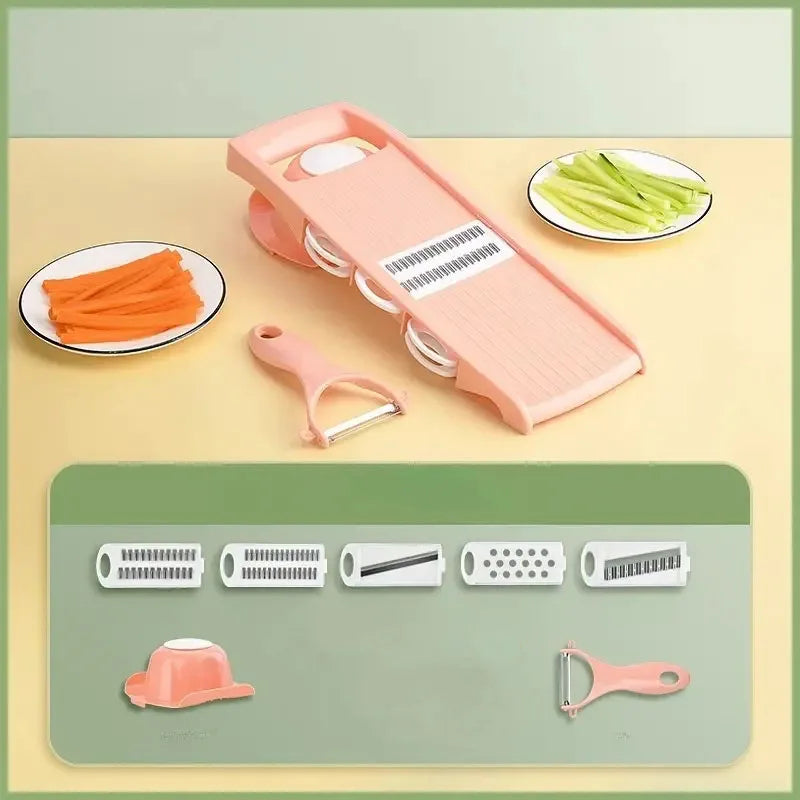 mandoline rose en démonstration