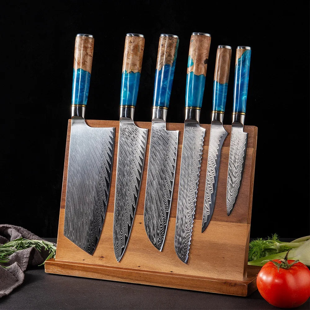set de couteaux de cuisine ensemble