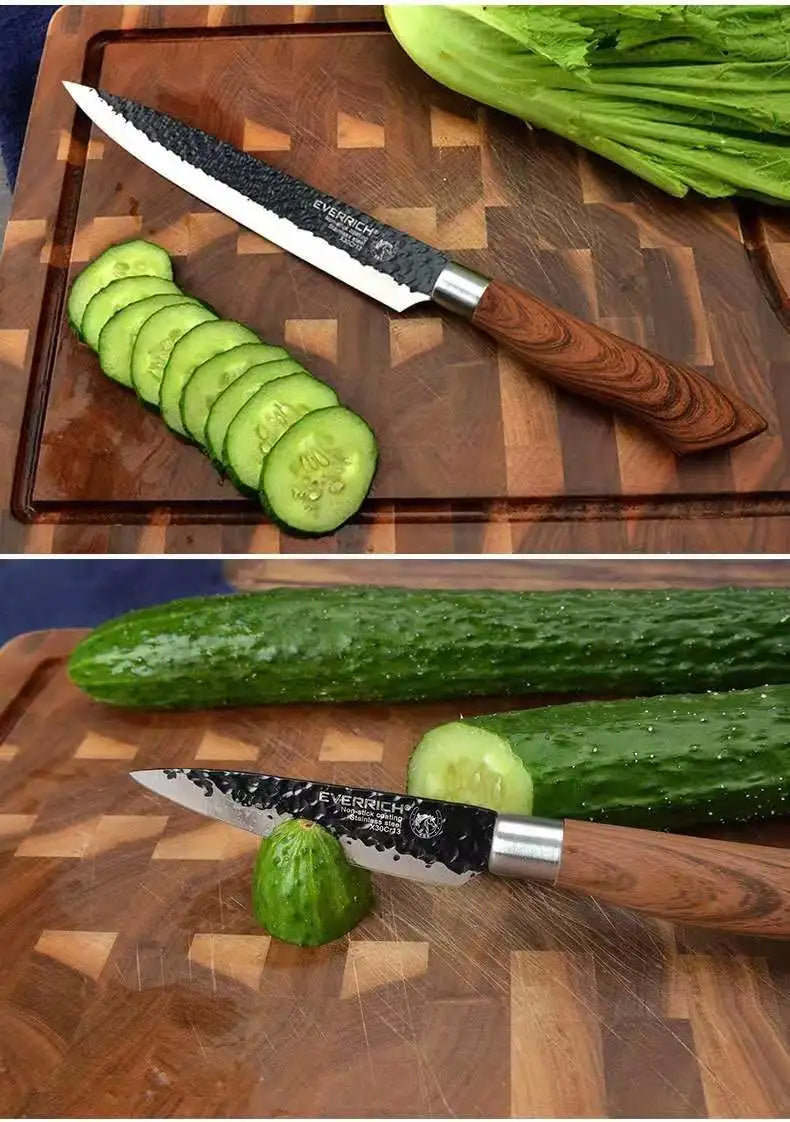 set de couteaux de cuisine concombre
