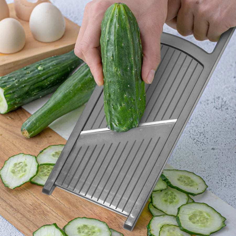 trancheuse de légumes utilisation avec concombre