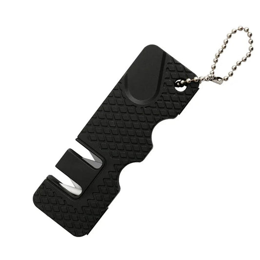 aiguiseur de couteau porte clé noir