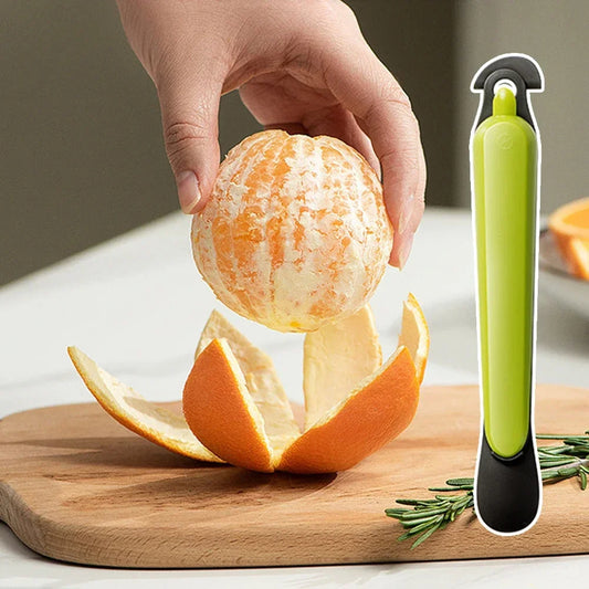 éplucheur d'agrume orange

