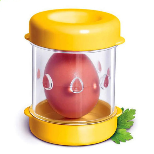 éplucheur d'oeuf dur jaune