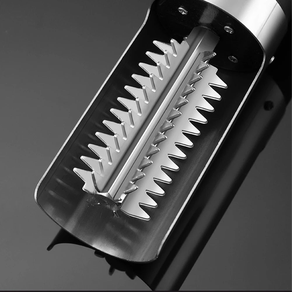 éplucheur de poisson électrique lame rotative