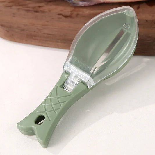 éplucheur de poisson vert
