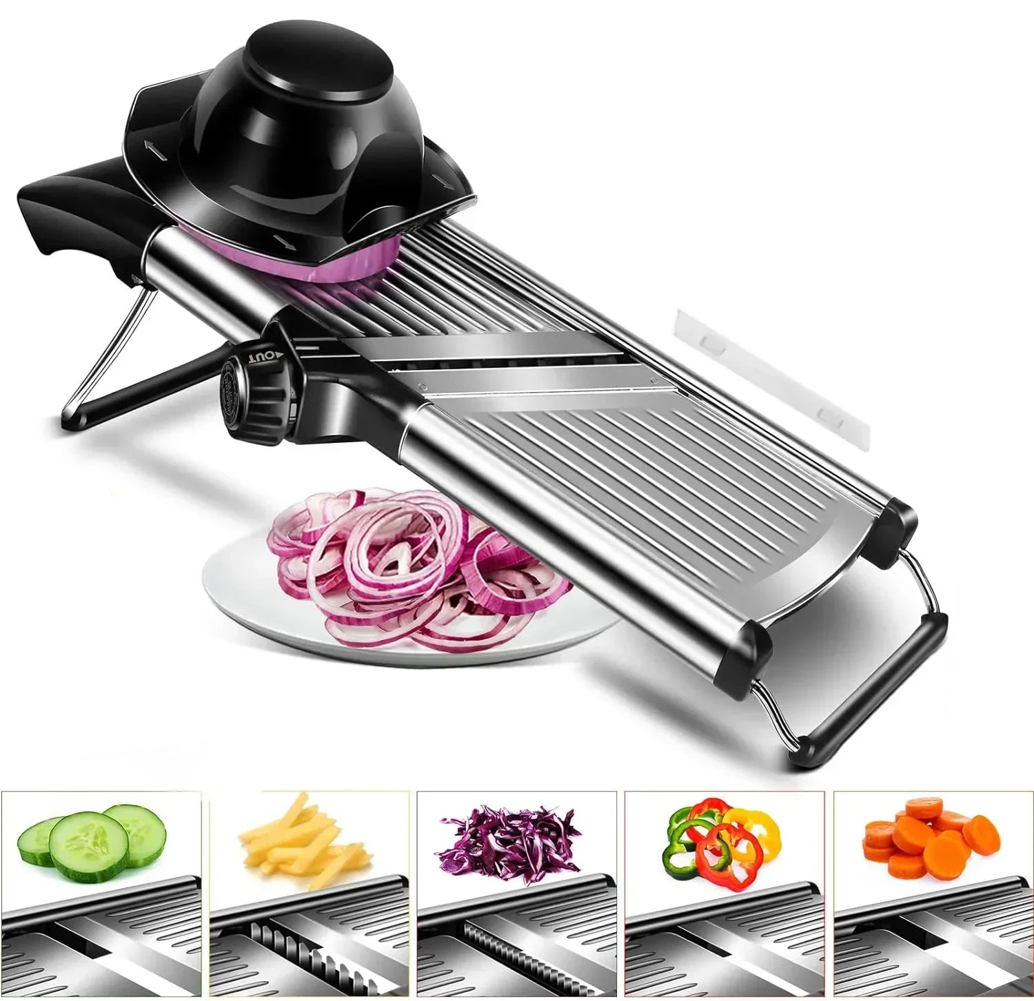 mandoline ajustable différente coupe