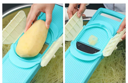 mandoline pour julienne et appareil de maintien des légumes