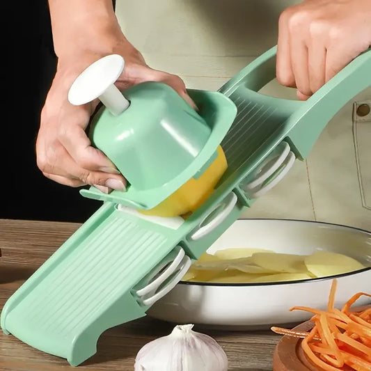 mandoline verte en action