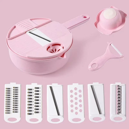 Mandoline Manuel - CutShredGrater™ - Bleu