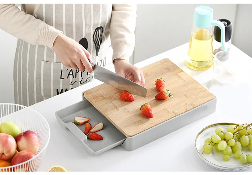 planche à découper rangement fraise