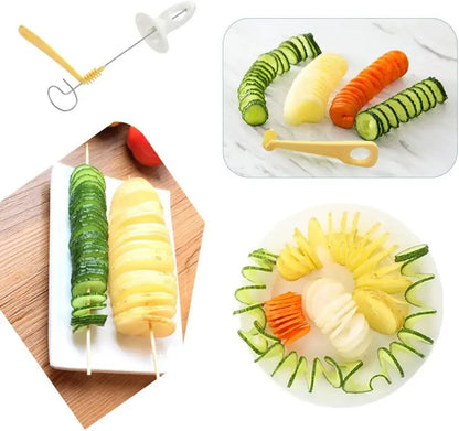 trancheuse rotative utilisation différents légumes